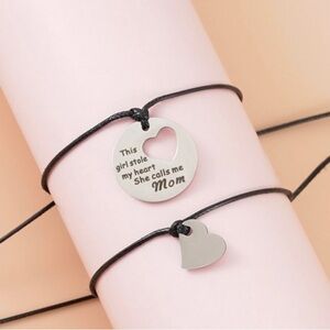 Matching mother and daughter bracelets